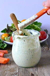 An easy way to recreate Ranch Dressing in your home, using this secret ingredient to make it vegan.