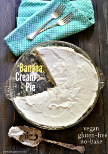 No-Bake Banana Cream Pie - Fork & Beans (gluten-free vegan)