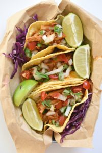 Make your next Meatless Monday shine with these Shredded Hearts of Palm Tacos with a barbacoa sauce.