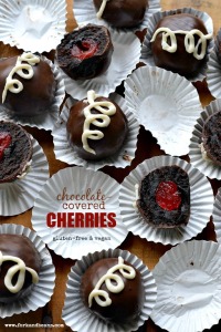 Vegan Chocolate-Covered Cherries - Fork & Beans