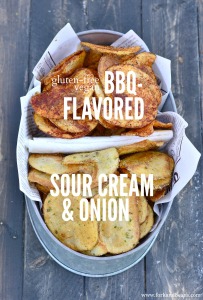 Homemade Sour Cream & Onion/BBQ Potato Chips