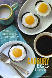 Vegan Cadcury Egg Bowls - Fork & Beans