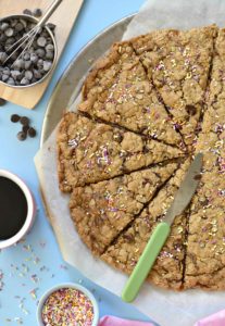Giant Oatmeal Chocolate Chip Cookie (gluten, egg, and dairy free)