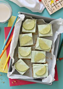 Not only are these easy key lime pie bars a cinch to whip up, they make a great after school snack or dessert for those moments your kids (or YOU) need something slightly sweet to eat.