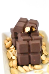 Mr. Goodbars. Made with 2 easy ingredients!