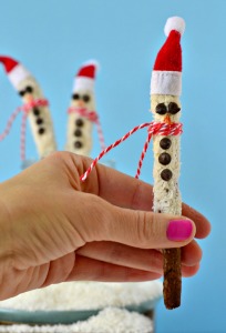 Give the gift of Christmas with these fun-to-make Pretzel Snowmen made from homemade grain-free pretzels!