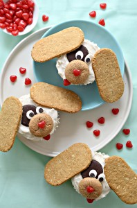 Puppy Love Valentine Cupcakes (gluten free vegan)