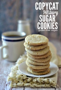 Copycat Pilsbury Sugar Cookies (gluten-free vegan) - Fork & Beans