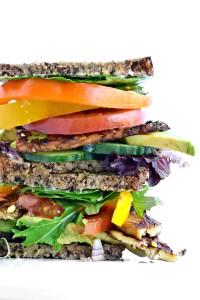 Tempeh Rainbow Sandwiches